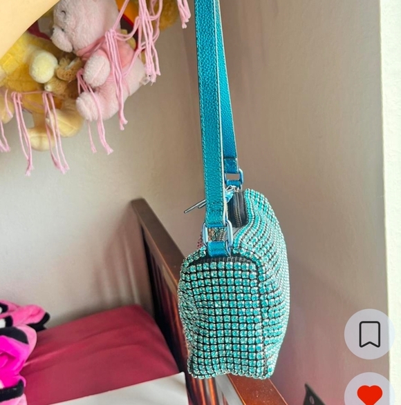 Kurt Geiger Crystal Heart Bag Nwot Rare - Picture 7 of 10